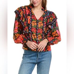 FARM Rio Spring Bananas Blouse